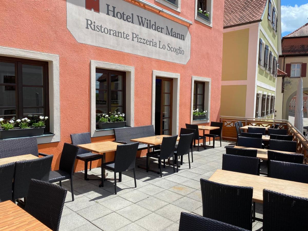 Hotel Wilder Mann Feuchtwangen Dış mekan fotoğraf