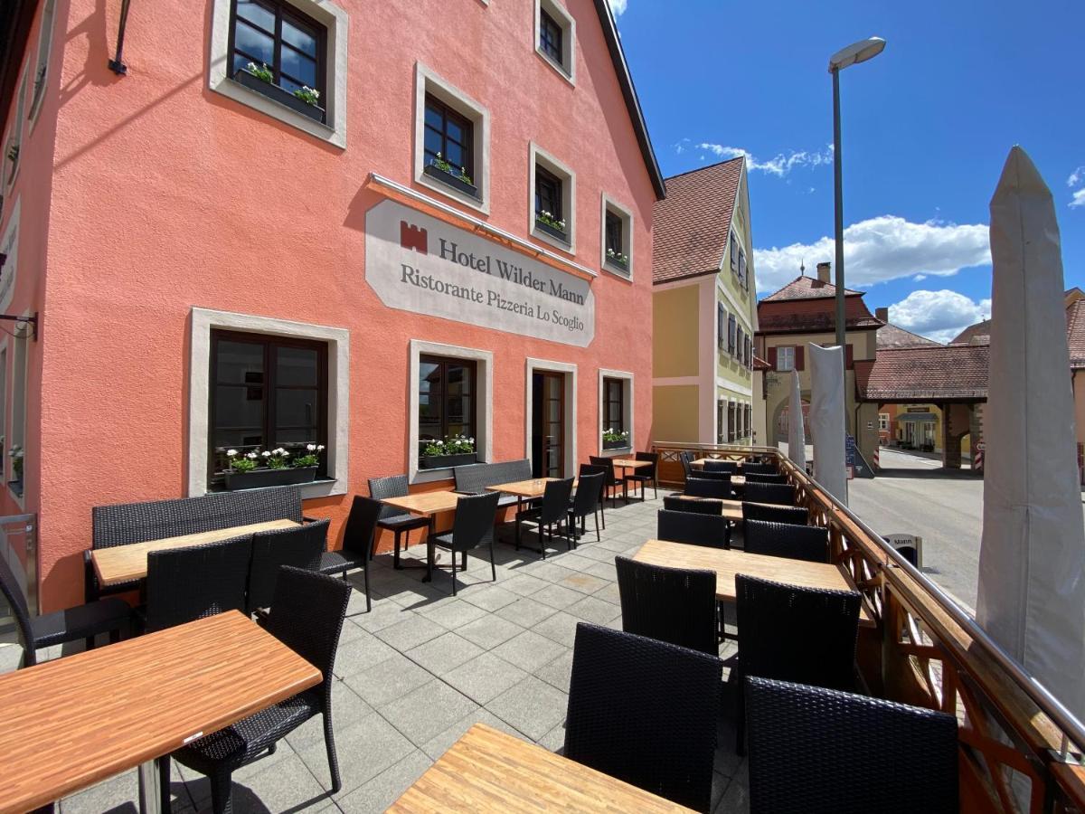 Hotel Wilder Mann Feuchtwangen Dış mekan fotoğraf